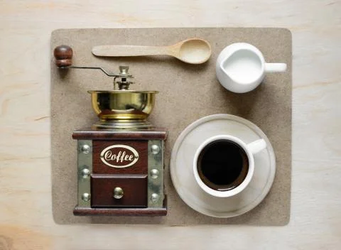 Coffee concept setting Stock Photos