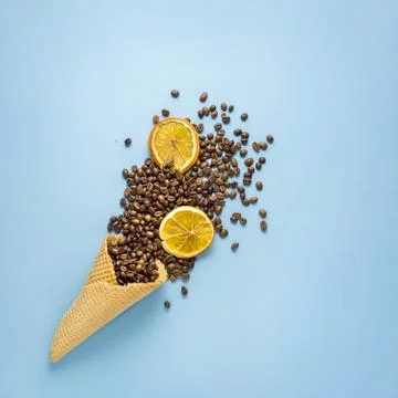 Coffee cone. Stock Photos
