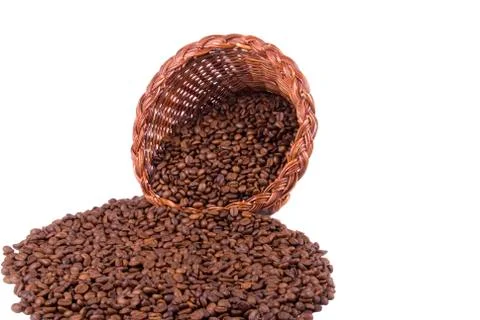 Coffee cornucopia front wide Stock Photos
