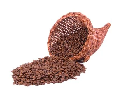 Coffee cornucopia landscape normal Stock Photos