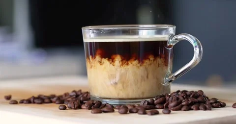Coffee Cream Stock Footage 241750377