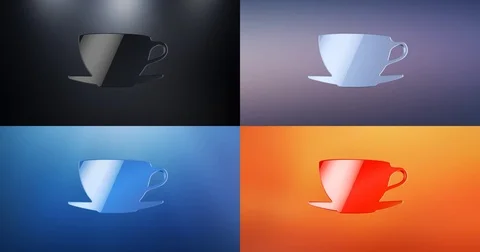 Coffee Cup 3d Icon Stock Footage 71727098