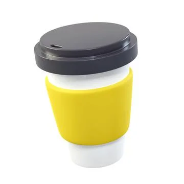 Coffee Cup 3d render illustration Stock Illustration