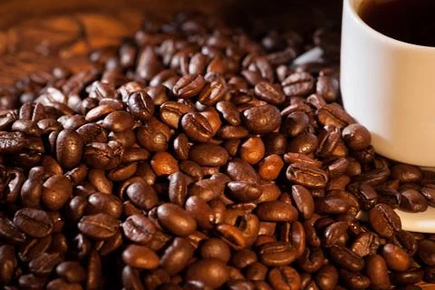 Coffee cup and coffee Foto stock