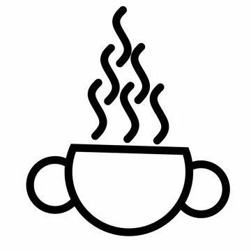 Coffee cup and icon Stock Illustration