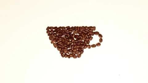 Coffee cup. Animation. Stock Footage 136948924