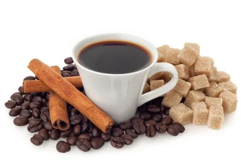 Coffee cup background Stock Photos