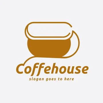 Coffee Cup Bistro Logo Stock Illustration