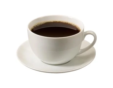 Coffee cup with a clipping path Foto stock