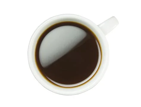 Coffee cup with clipping path Stock Photos