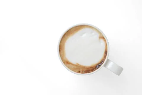 Coffee cup with clipping path Foto stock