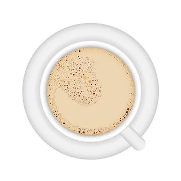 Coffee cup close-up 스톡 일러스트