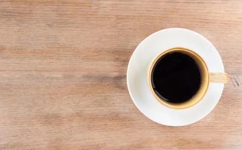 Coffee cup with copy space Stock Photos