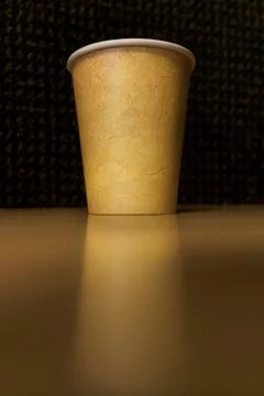 Coffee cup with copy space. Stock Photos