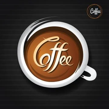 Coffee cup doodle Stock Illustration