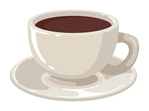 Coffee cup drink Stock Illustration