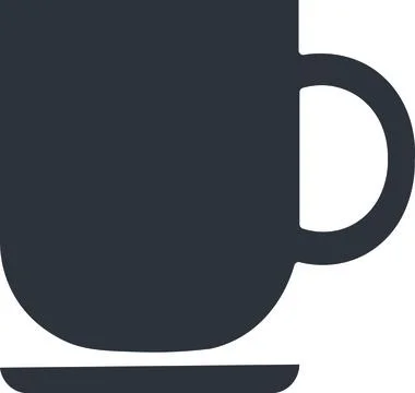Coffee Cup, Espresso Mug, Ceramic Tea Cup Stock Illustration