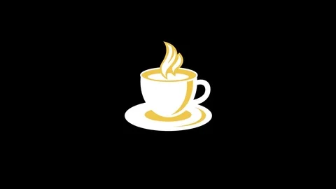 Coffee Cup Flat Icon Stock Footage 71935297