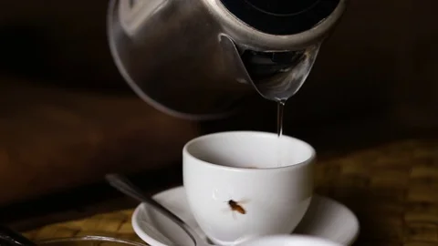 The Coffee Cup Stock Footage 104535715