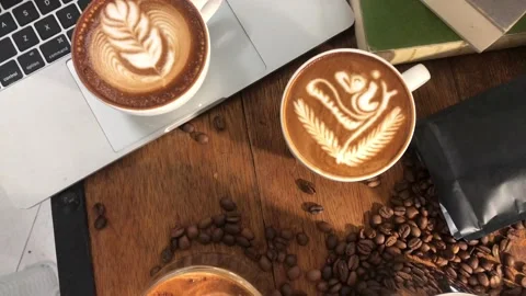 Coffee cup Video stock 170678940