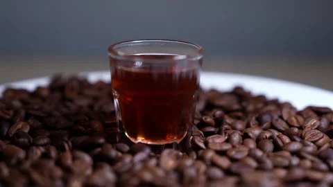 Coffee with cup Video stock 326626906