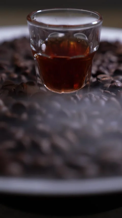 Coffee with cup Video stock 326627933