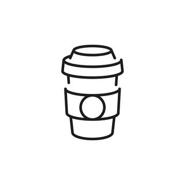 Coffee Cup To-Go Icon Stock Illustration