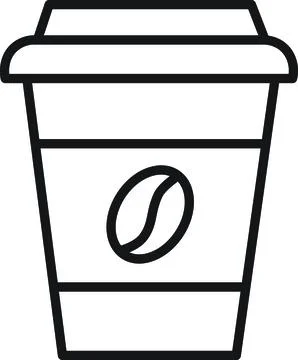 Coffee cup to go Stock Illustration