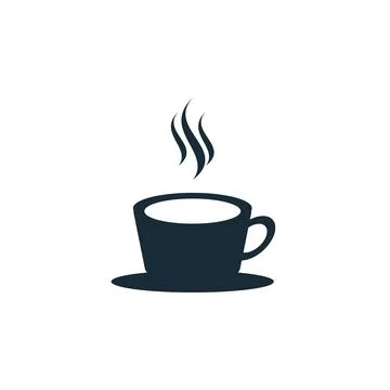 Coffee Cup Icon Design Template Elements Stock Illustration