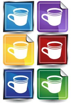 Coffee cup icon Stock Illustration