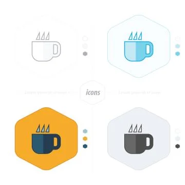 Coffee cup icon Stock-Illustration