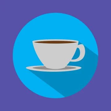 Coffee cup icon Stock Illustration