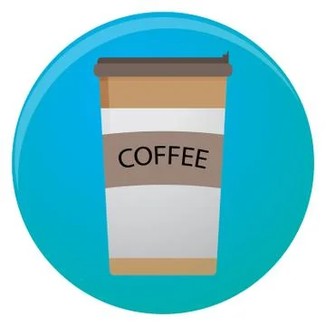 Coffee cup icon Stock Illustration