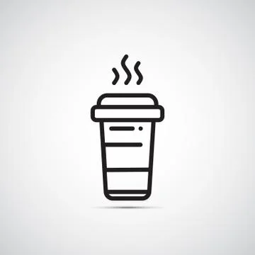 Coffee cup icon Stock Illustration