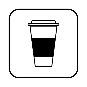 Coffee cup icon. Stock Illustration