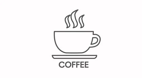 Coffee Cup Icon Illustrazione stock