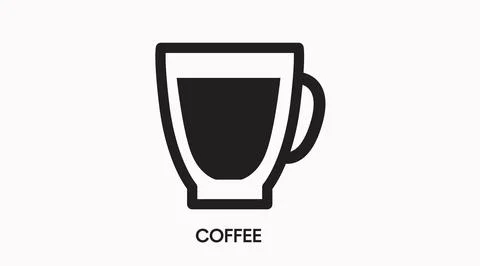 Coffee Cup Icon. Illustrazione stock