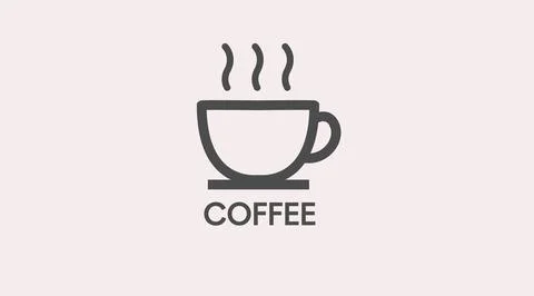 Coffee Cup Icon. Stock Illustration