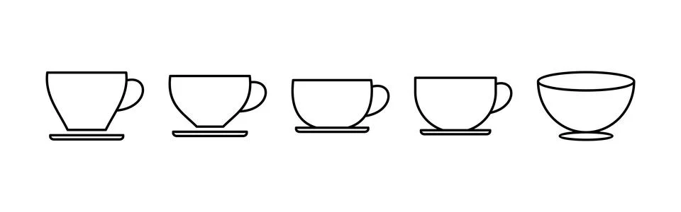 Coffee cup icon vector. cup a coffee icon vector. Stock Illustration