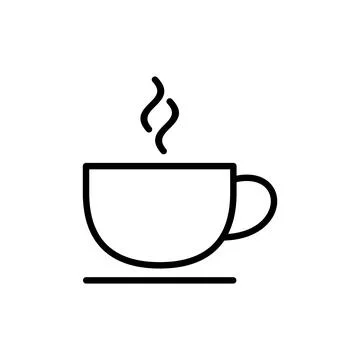 Coffee cup icon vector. cup a coffee sign and symbol Stock Illustration