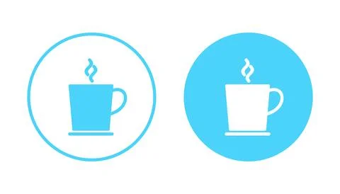 Coffee cup icon vector. cup a coffee sign and symbol Stock Illustration