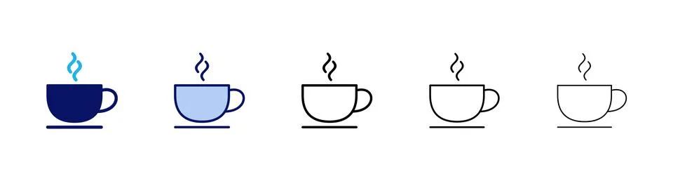 Coffee cup icon vector. cup a coffee sign and symbol Stock Illustration