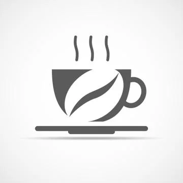 Coffee cup icon. Vector illustration Stock Illustration