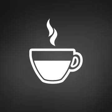 Coffee cup icon vector illustration. Stock Illustration