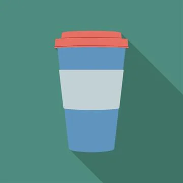 Coffee cup icon. Vector illustration Stock Illustration