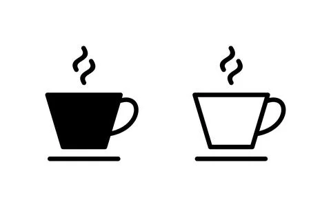 Coffee cup icon vector illustration. cup a coffee sign and symbol Stock Illustration