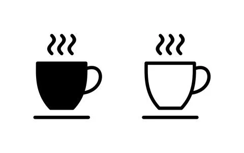 Coffee cup icon vector illustration. cup a coffee sign and symbol Stock Illustration