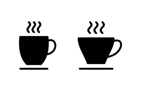 Coffee cup icon vector illustration. cup a coffee sign and symbol Stock Illustration