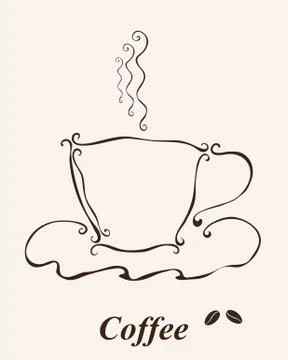 Coffee cup Illustrazione stock