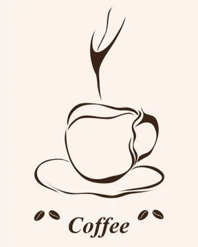 Coffee cup Illustrazione stock